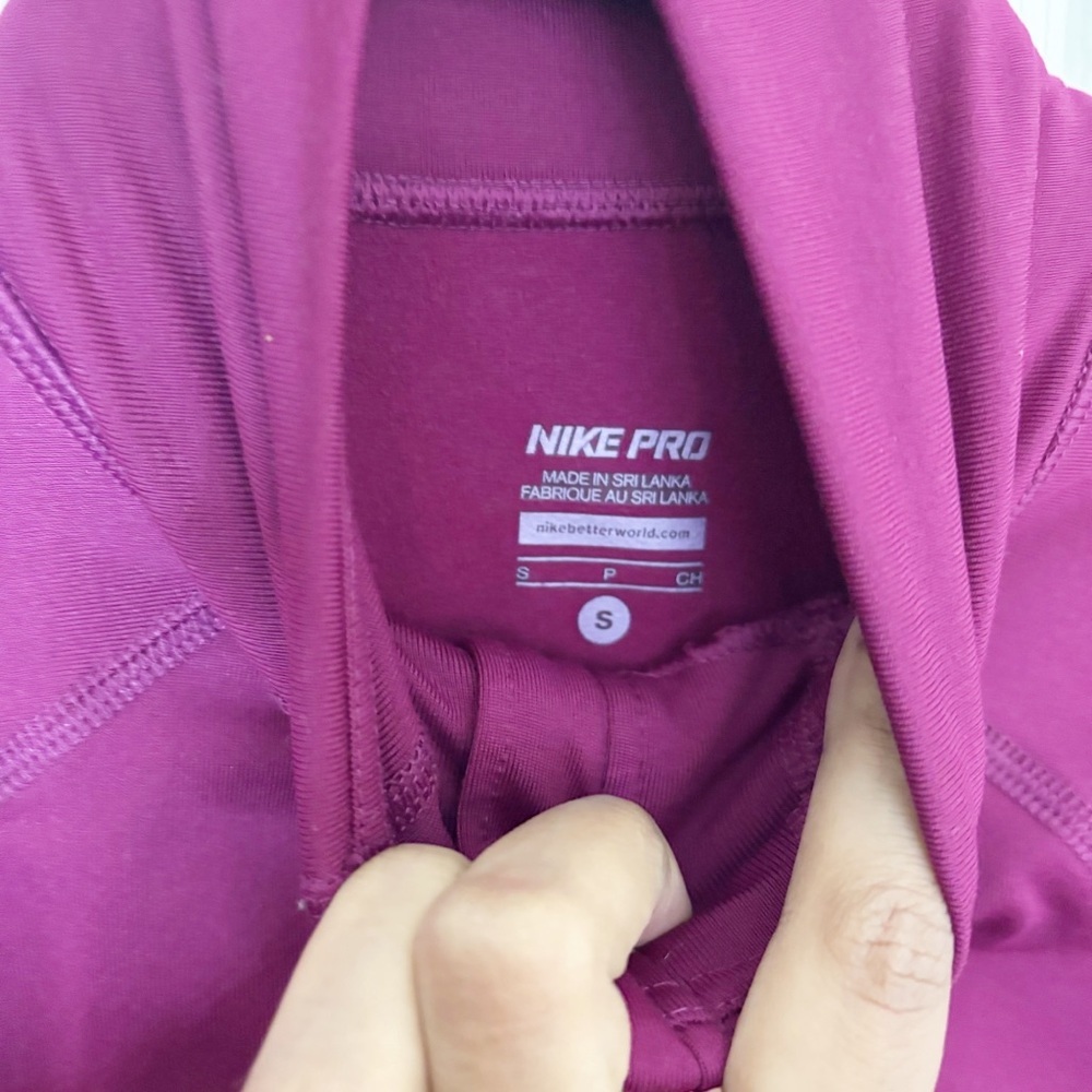 Nike Pink Half Zip Dry Fit Workout Top Size Small - Picture 5 of 5